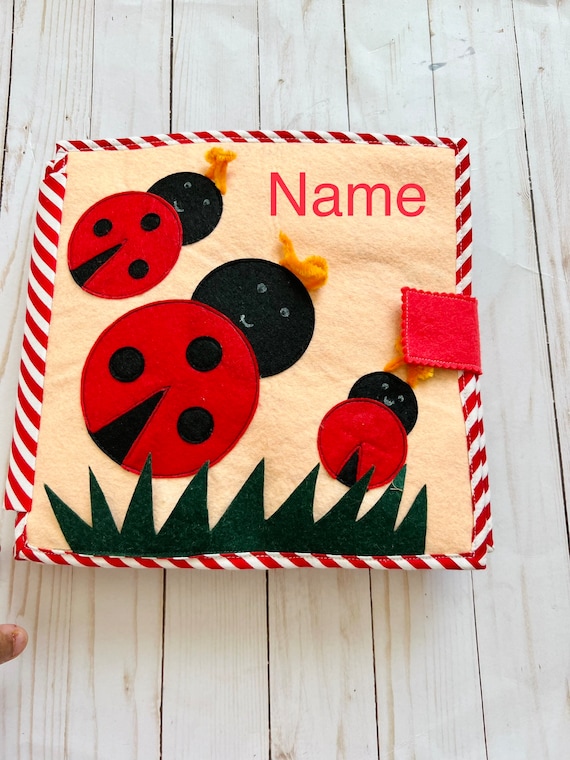 Personalized Busy Book| dino theme Quiet Book| Montessori Book| Felt Book| Sensory Book| Toddler Activity Book, kids busy book