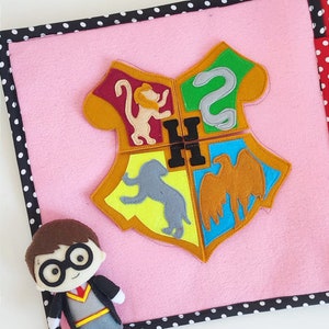 Wizard theme felt activity book, toddler busy book, kids busy book , wizard activity book, wizard book image 3