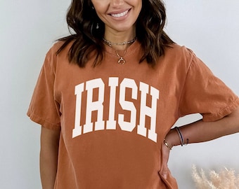 Camiseta Irish Comfort Colors® Camiseta del Día de San Patricio camiseta de gran tamaño de moda Camiseta del Día de San Patricio Camiseta unisex del Día de San Patricio