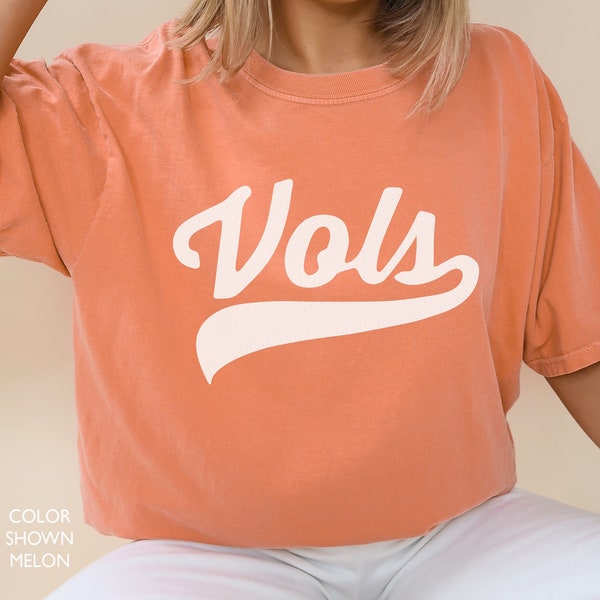 Vols Comfort Colors® Tshirt Retro Vintage Aesthetic Vols tshirt Tennessee tee Vols Garment Dyed Shirt Tennessee Game Day Unisex Tee
