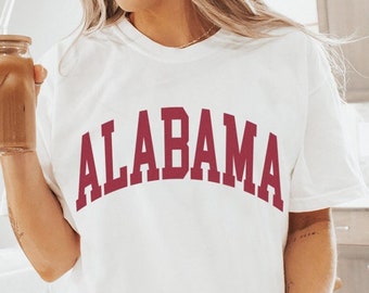 Alabama Comfort Colors® Tshirt Vintage Aesthetic Game Day Tee Alabama Shirt Alabama Premium Tshirt Alabama Crewneck Unisex Tee