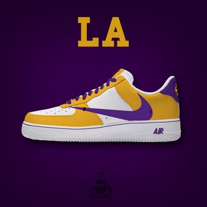 Custom Air Force 1 Los Angeles | Hand Painted AF1 Custom Sneakers | Nike Custom Shoes | Personalized Gifts