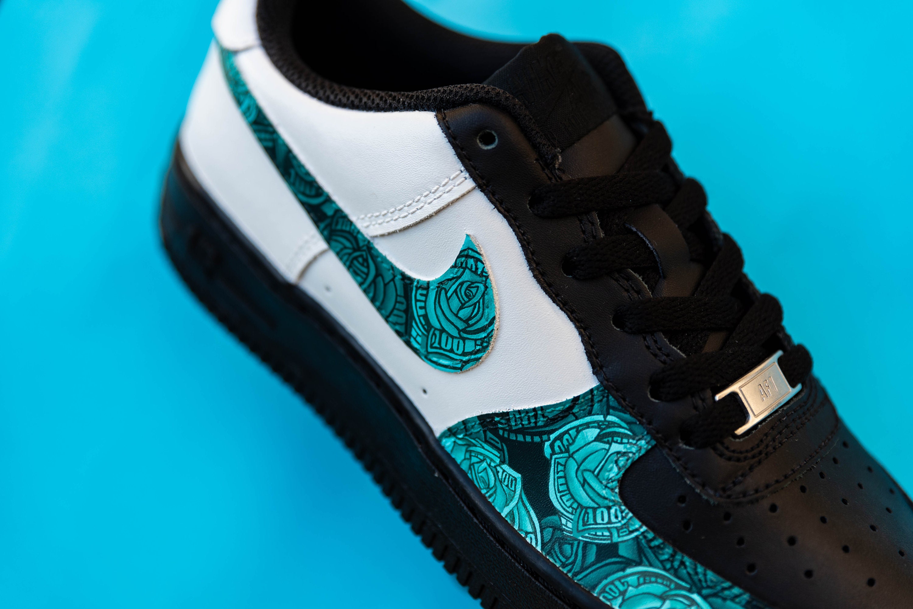 Ah love love loving these custom Louis Vuitton inspired Air Force ones!!!  And they're under $210!!!!!