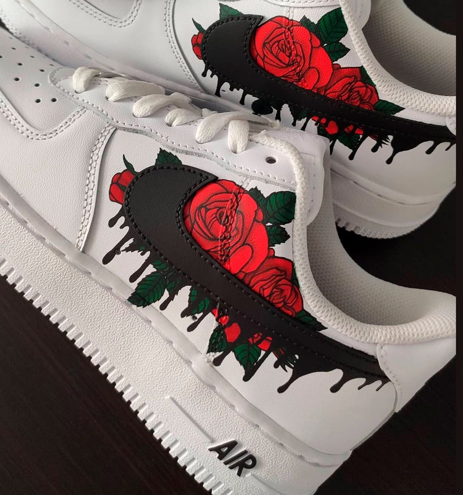 af1 with roses