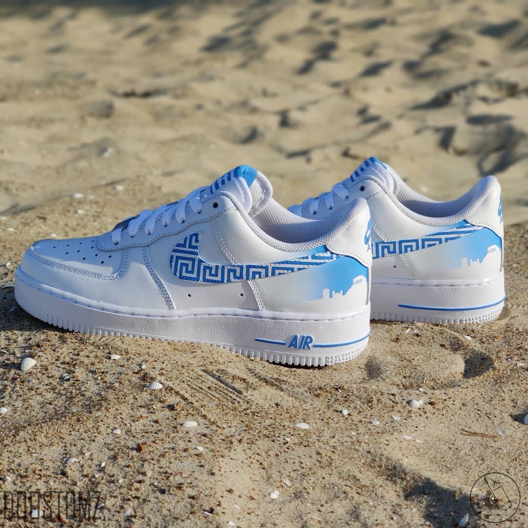 Custom Air Force 1 Greek Shoes for Men for Women for Kids Etsy