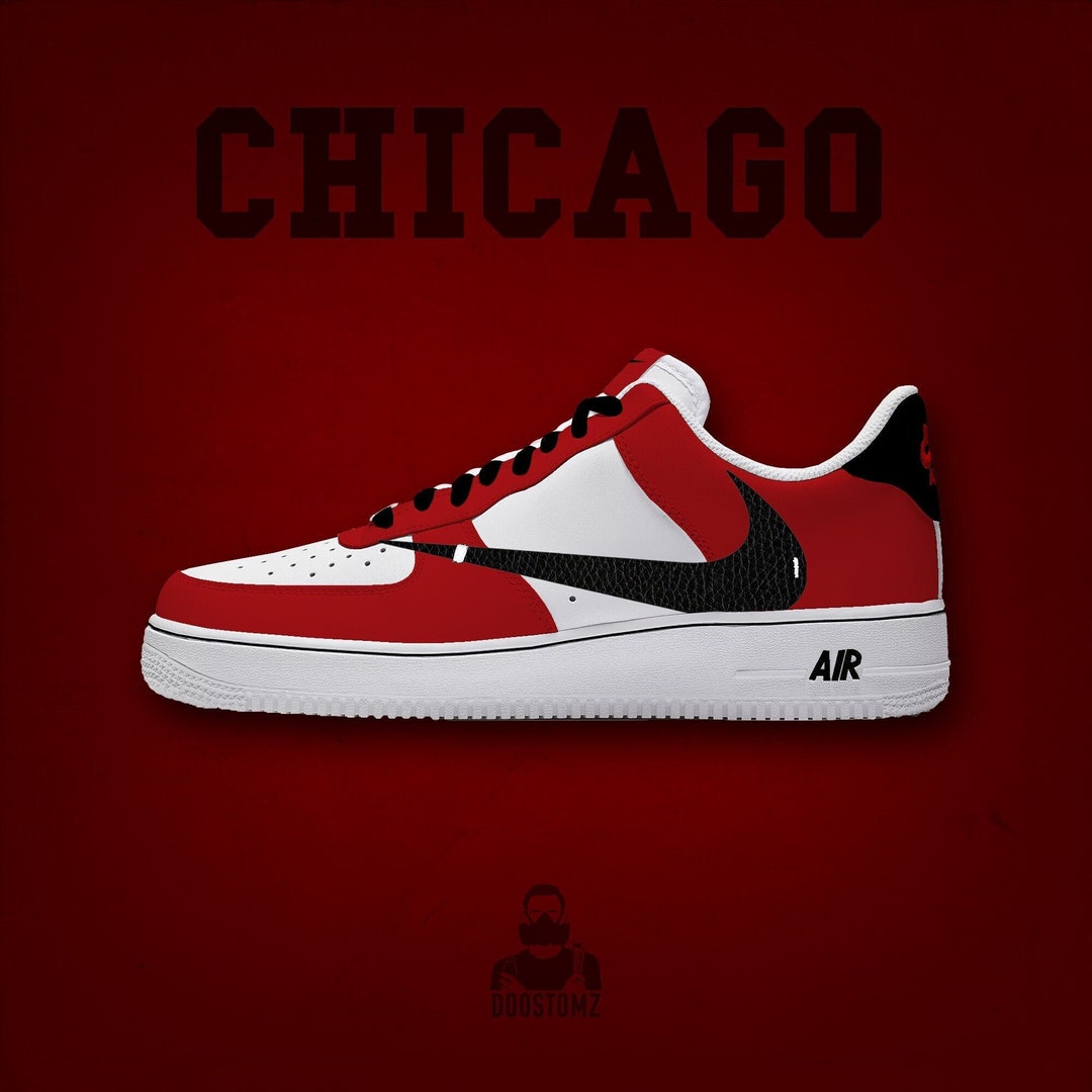 custom air force 1 chicago