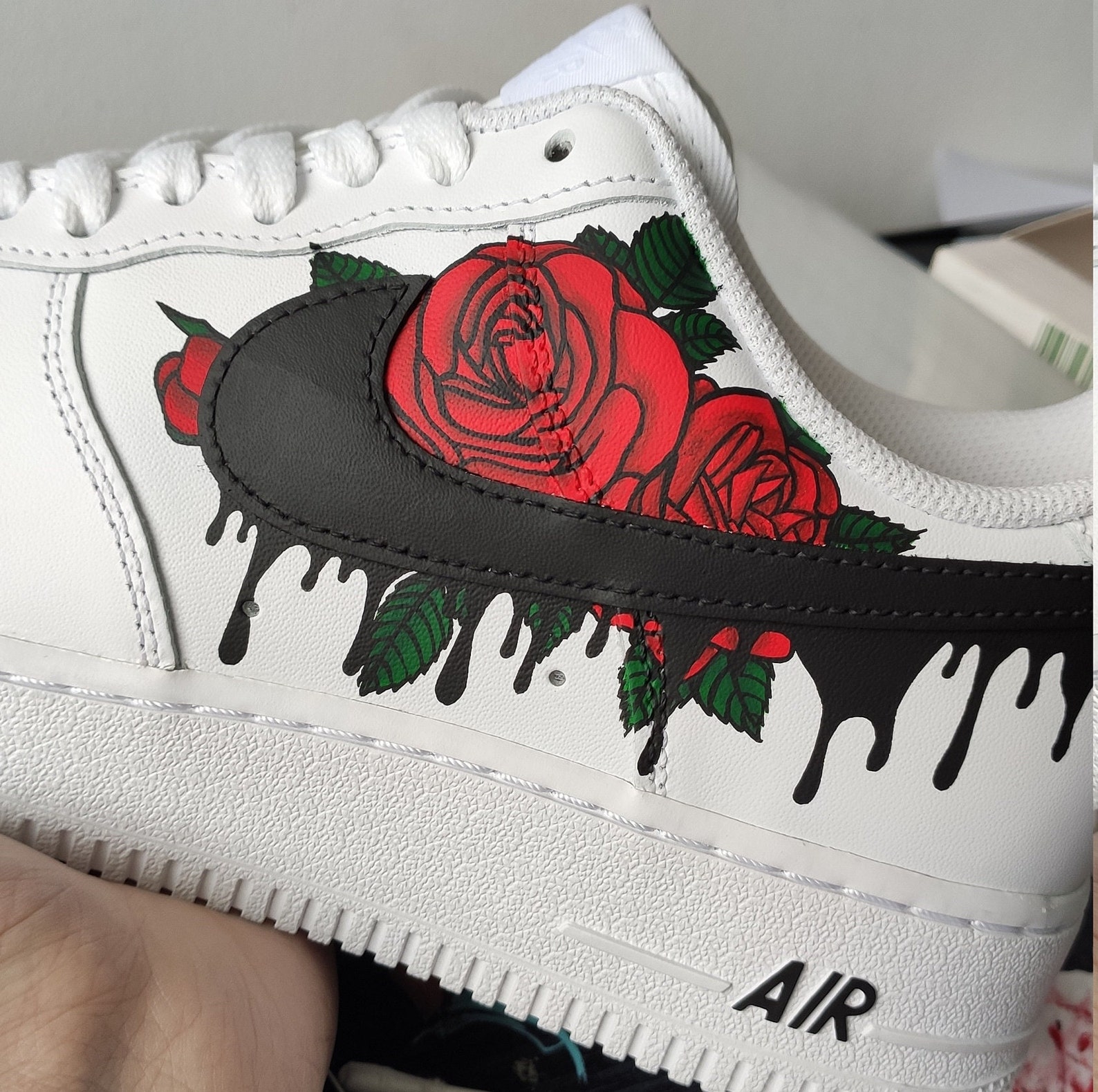 custom air force 1 rose
