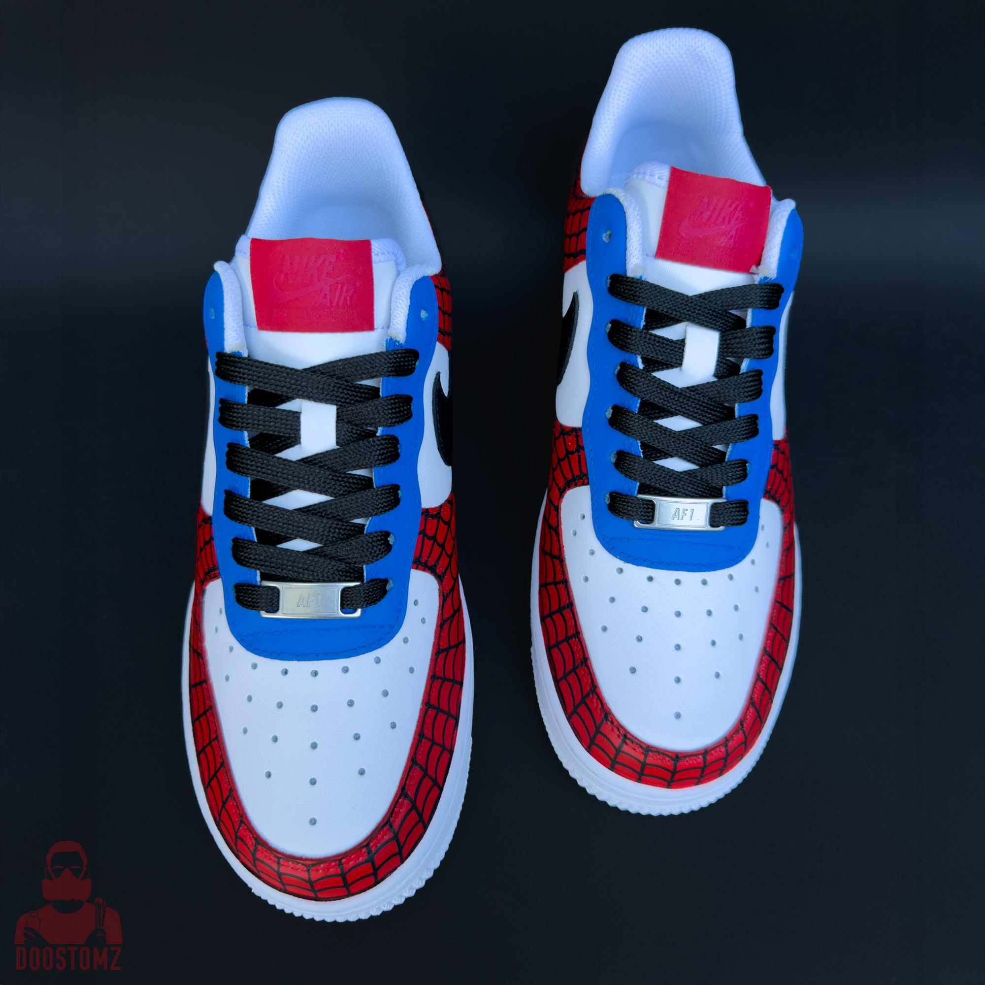 スパイダーマン カスタム エア フォース 1 - Etsy 日本