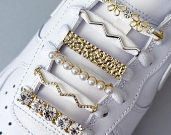 Custom Air Force 1 Lace Charms & Lace Tags – Metal Sneaker Accessories for AF1 Sneakers