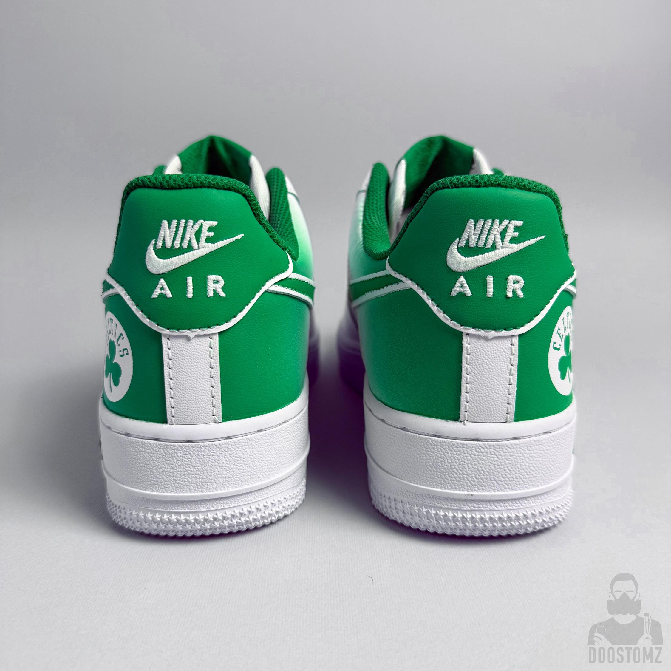 Hand Painted Air Force 1 Celtics | Custom AF1 Sneakers - Etsy display picture 1