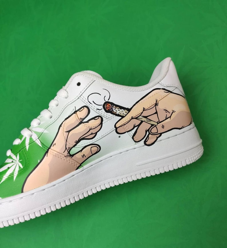 custom weed air forces