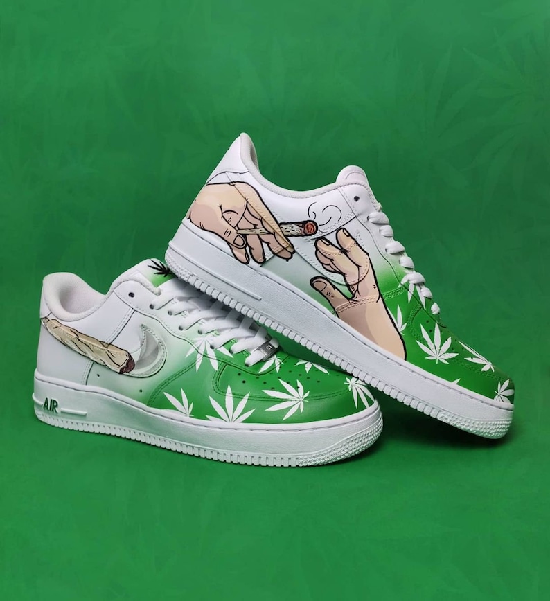 custom weed air forces