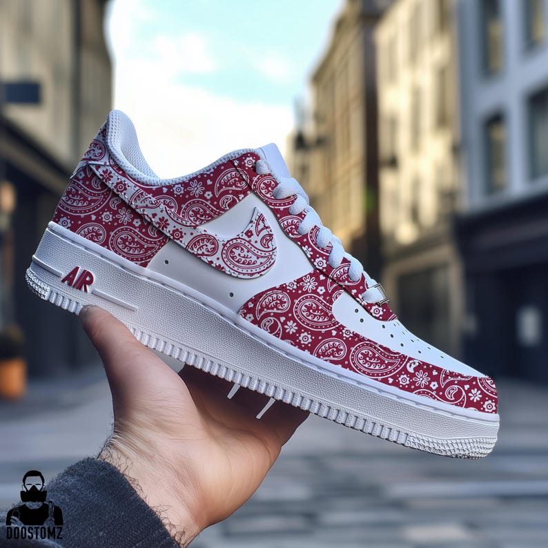 custom air force 1 bandana