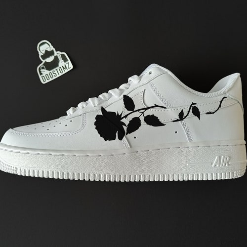 air force 1 black rose