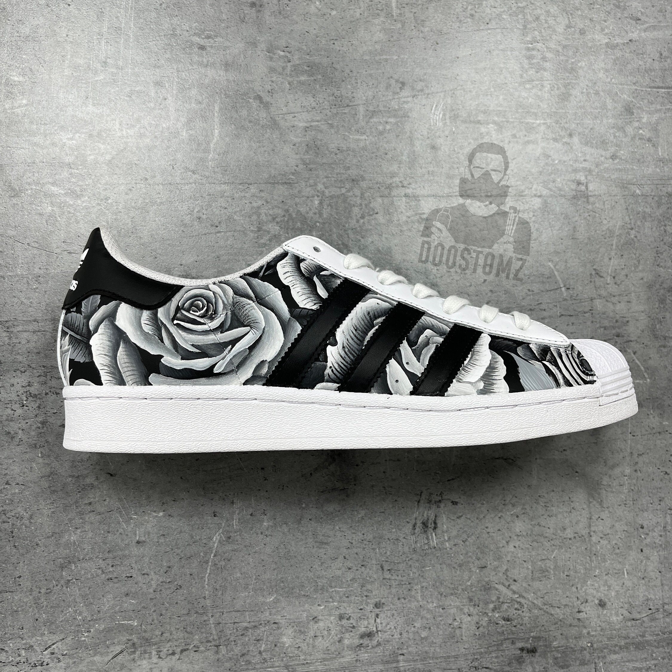 Adidas with roses on them best sale