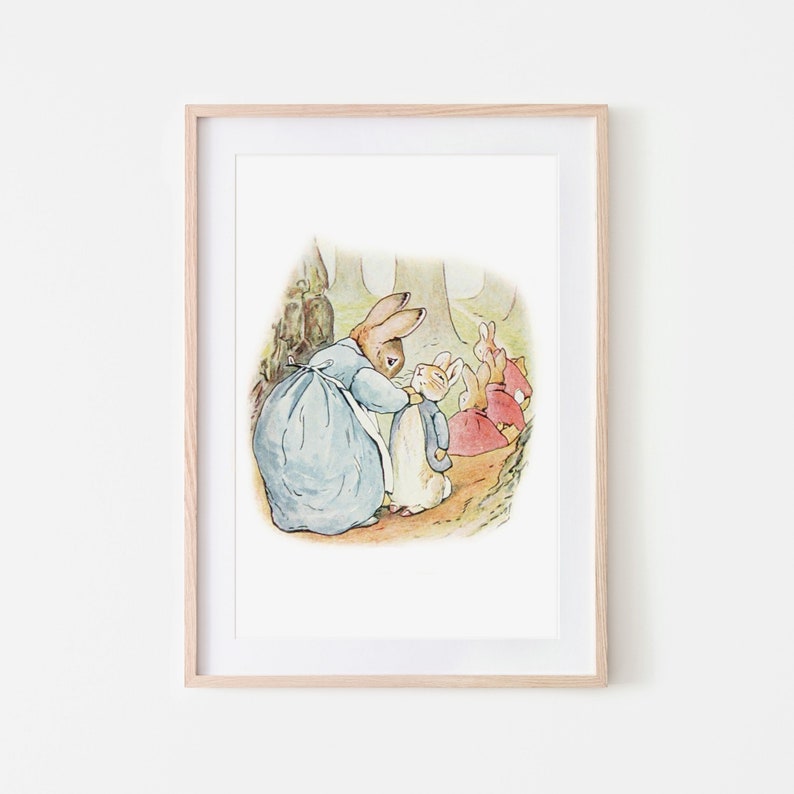 Beatrix Potter Nursery Art PRINTABLE Beatrix Potter Prints Etsy