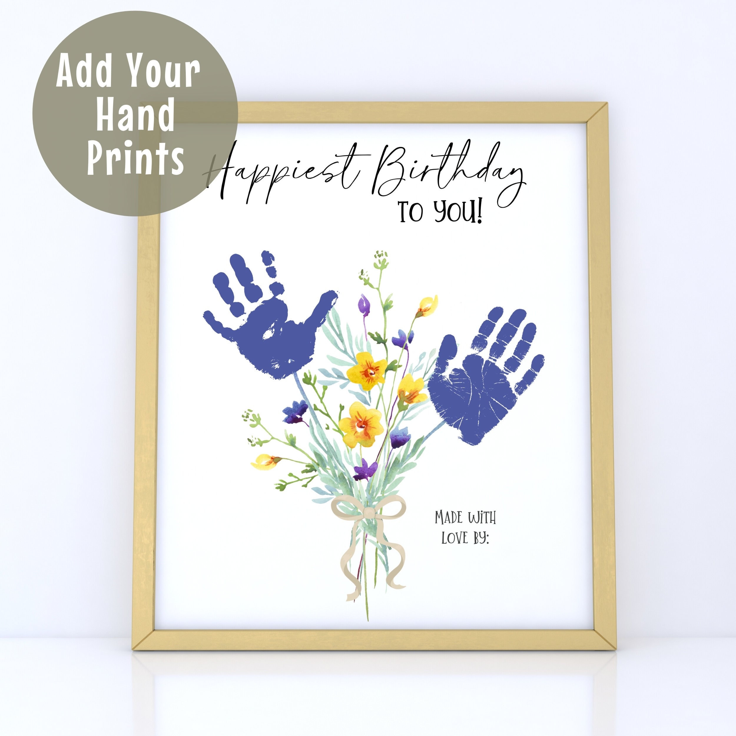 Mother's Day Gift Idea – Handprint Tote Bags – Nifty Mom