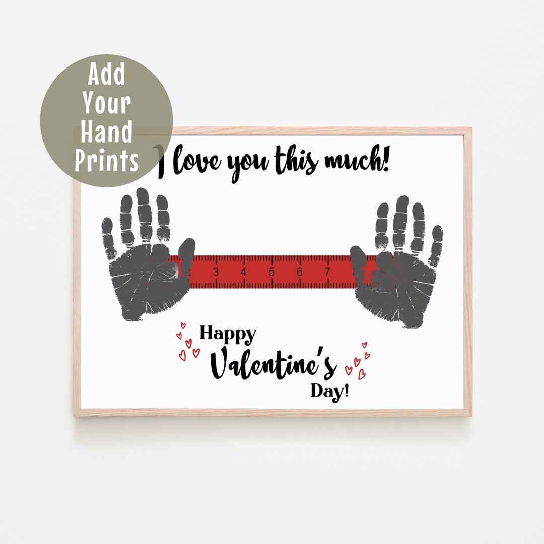 Valentines Day Preschool Craft, Kids Valentines, Handprint Footprint ...