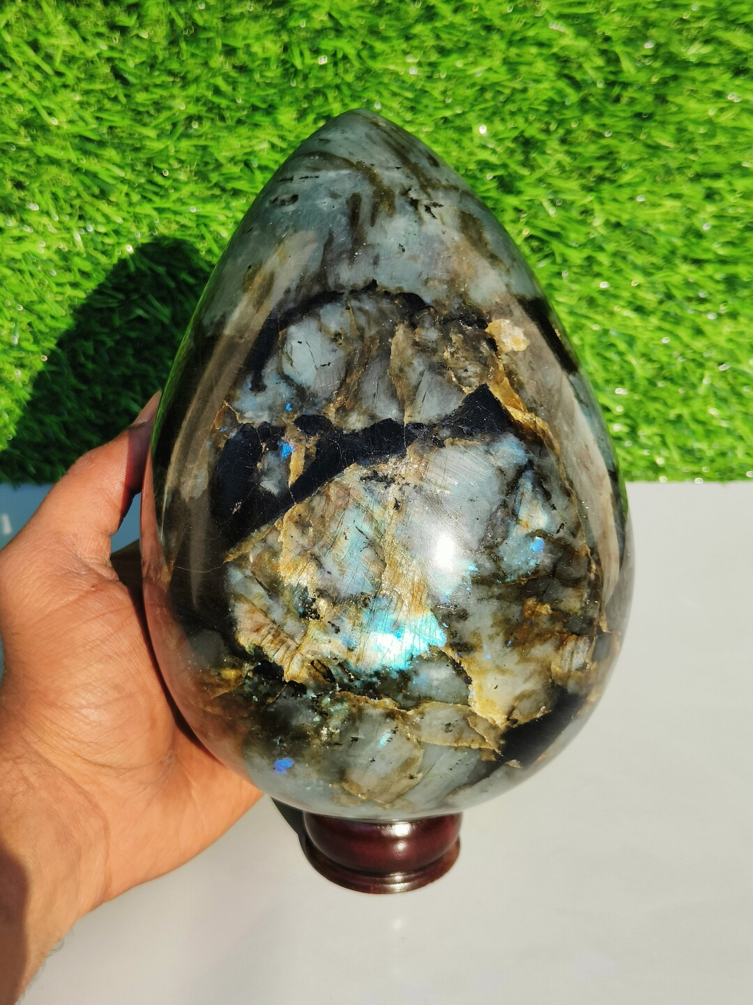 Amezing Huge Labradorite Yoni Egg Metaphysical Crystal Etsy