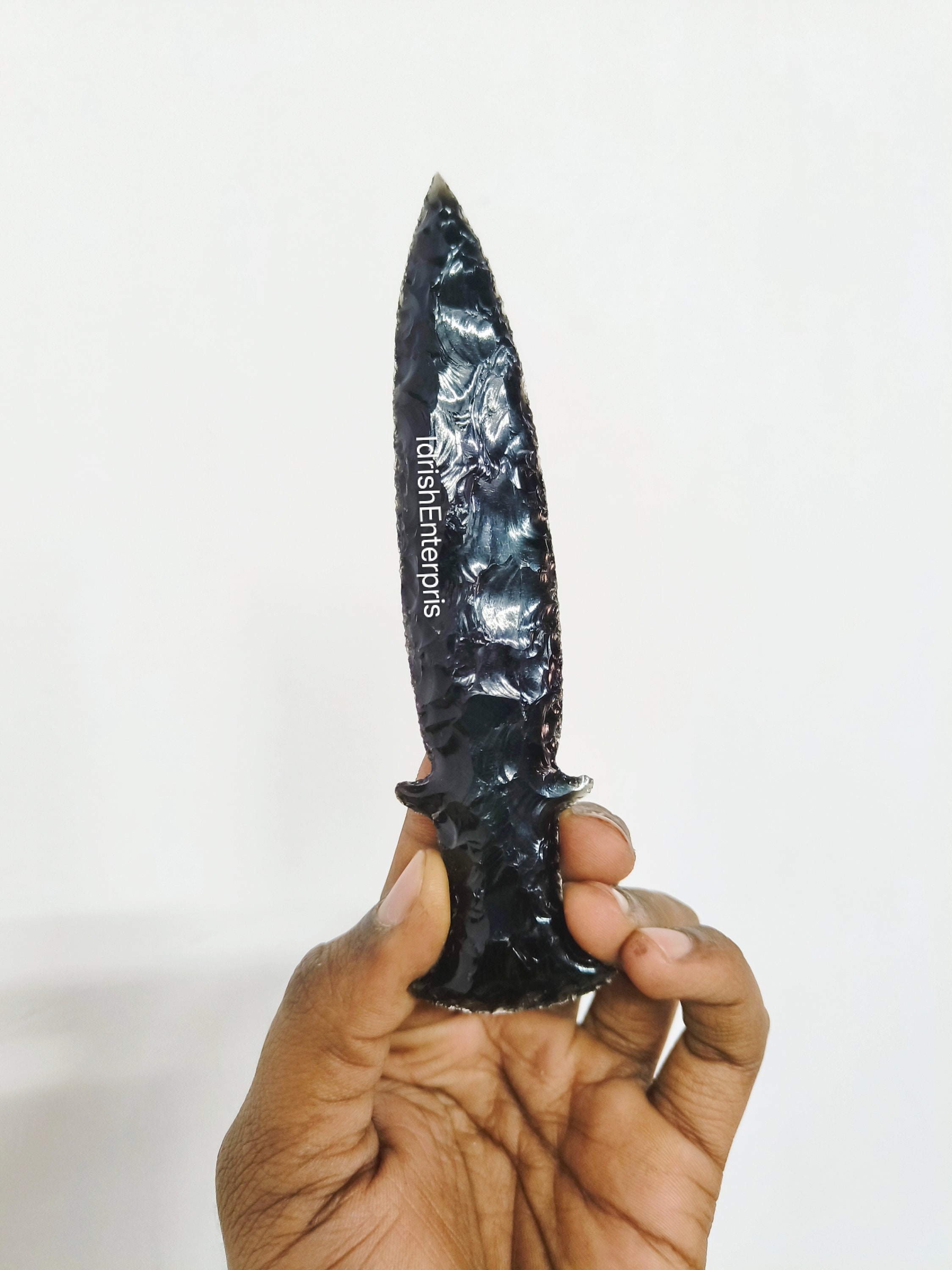 手打ち黒曜石アタメナイフ、宝石ダガー（5.5～6インチ） - Etsy 日本