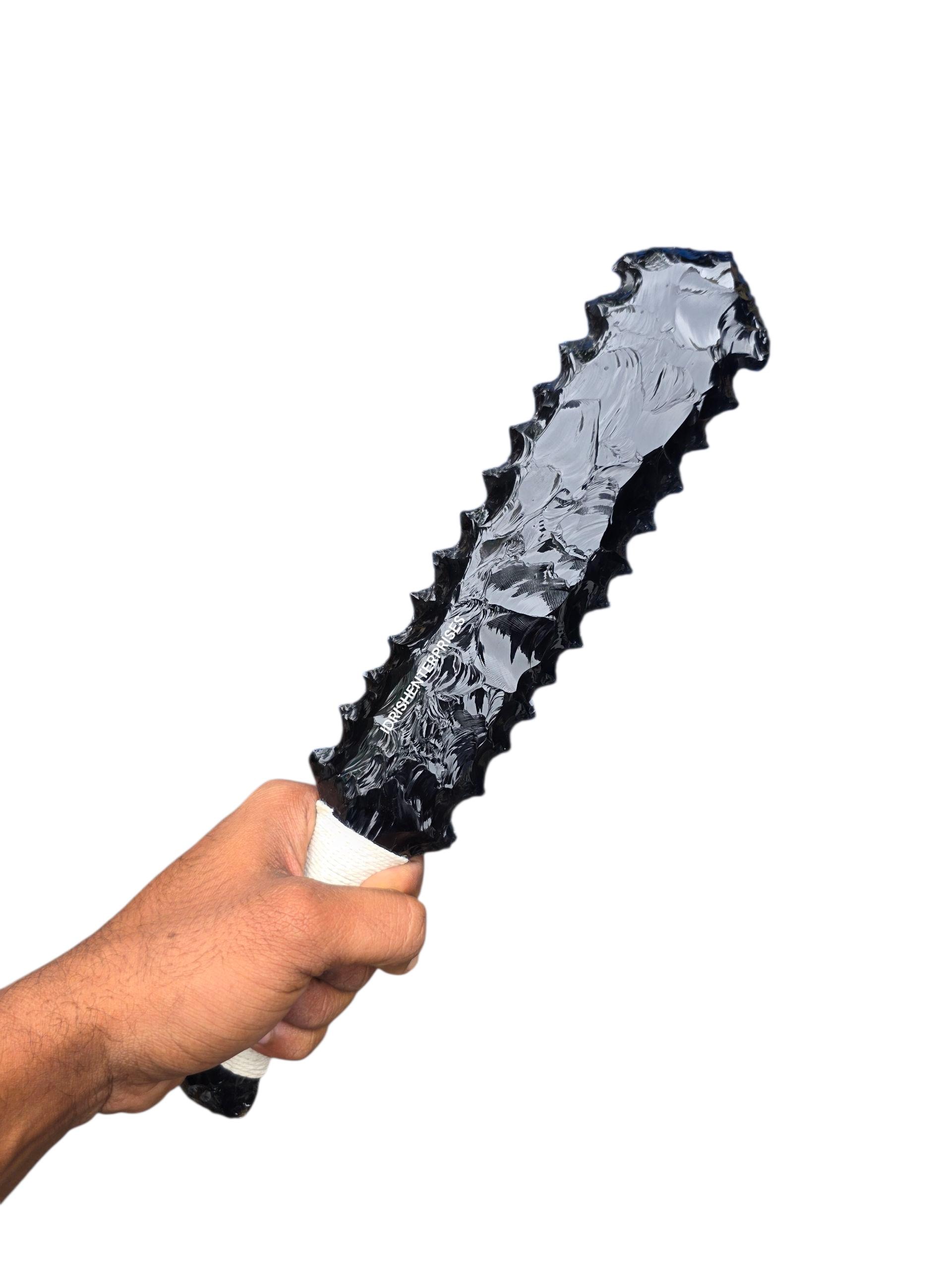 Obsidian aztec knife - Etsy 日本