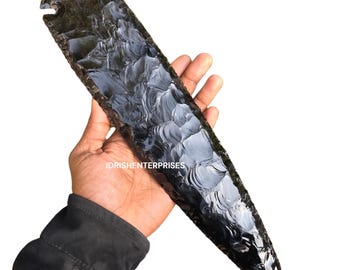 手作りの黒曜石の矢じり | フリントで削られたレプリカ (1 ～ 16