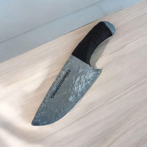 Gray Obsidian Blade With Black Thread Knife,Obsidian Athame,Viking,Obsidian Dagger,Obsidian Knives,Man Handmade,Gift For Hunter&Collector&#39;s.