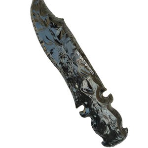 10&quot;Obsidian Blade Knife,Black Obsidian Athame,Crystal Knives,Obsidian Dagger,Obsidian Knife,Viking Knife, Hunting Knives,10&quot;Inches.