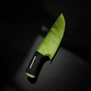 Parrot Green Obsidian With Black Thread Knive,Obsidian Athame,Crystal Dagges,Lava Blade,Obsidian Knife,Monalisa Glass,Crystal Gifts10&quot;Inches