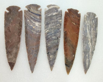 Beautiful Fancy Jasper  Arrowhead fancy jasper  natural Arrowhead Crystals Gemstone Arrow Head Hand Carved Crystal