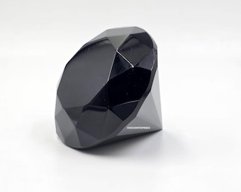 Natural Obsidian Diamond,Healing Crystal,Protection Grounding,Crystal for Energy Cleansing,Polished Obsidian Diamond,Spiritual protection.