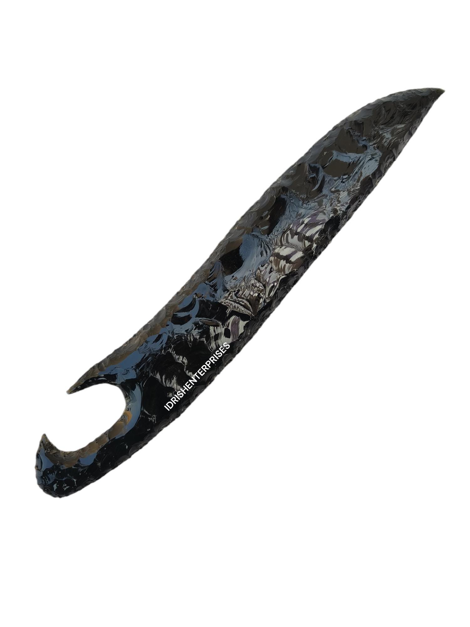 手打ち黒曜石アタメ、パーソナライズされた火山ガラスの短剣、8-15