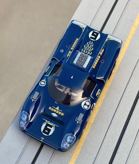 Donohue Lola T70 Daytona Coupe, BHR Custom Body Slot Car, Artist