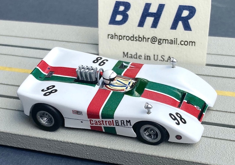 BHR BRM P154 Can Am Custom Slot Car, H0 1/64, Signed & Numbered Etsy