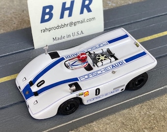 Siffert Porsche 917 PA, BHR Custom Body Slot Car, Artist Signed; HO 1/64