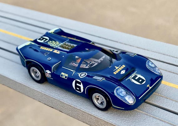 Donohue Lola T70 Daytona Coupe, BHR Custom Slot Car, 1/64 HO