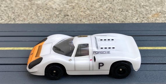 1968 Porsche 908 K, BHR Custom Body Slot Car, Artist Signed; HO 1