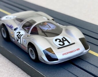 Ken Miles Porsche 906, BHR Custom Body Slot Car, Artist Signed; HO