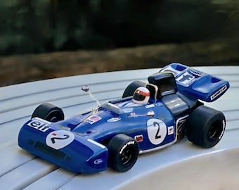 Stewart Tyrrell 003 F1, BHR Custom Slot Car, Artist Signed; 1/64 HO
