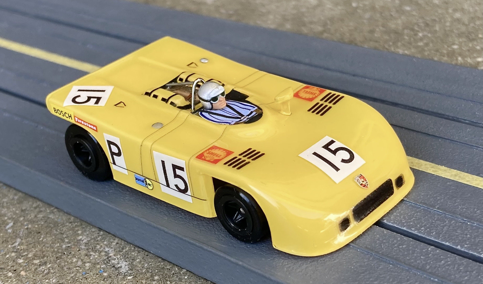 魅力的な HO Car, Slot Custom 908/3 Porsche BHR 1/64, Signed Artist ミニカー