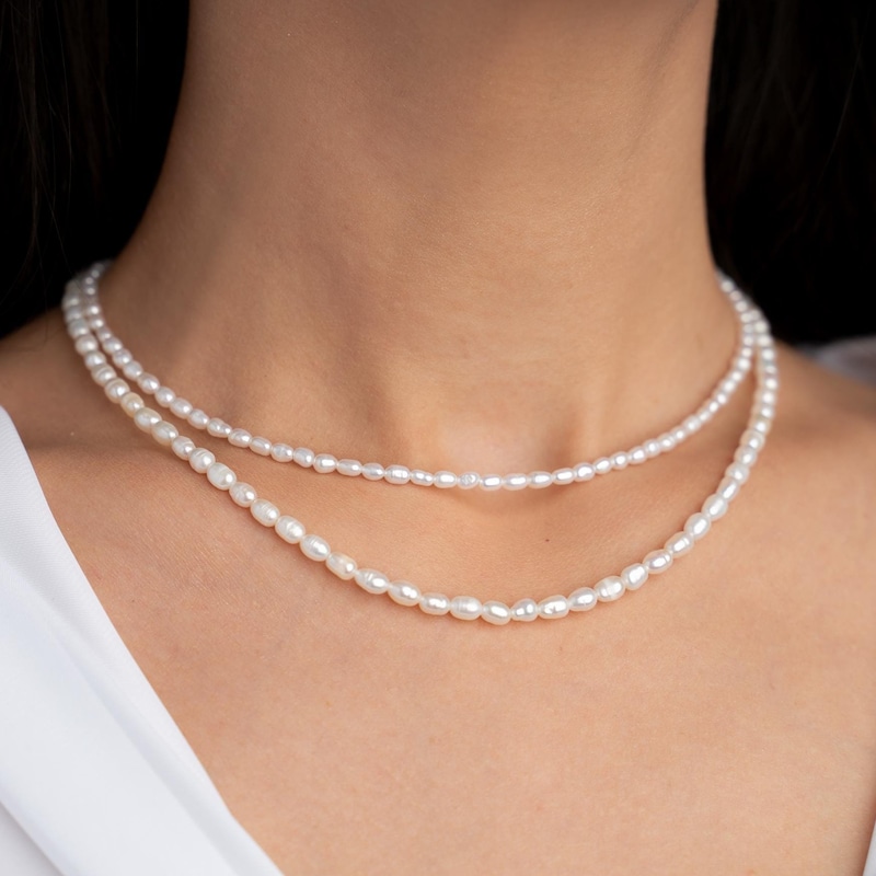 SCHO Ariel Rice Pearl Necklace