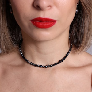 Generic Perles noires brillantes pour la fabrication de bijoux à prix pas  cher