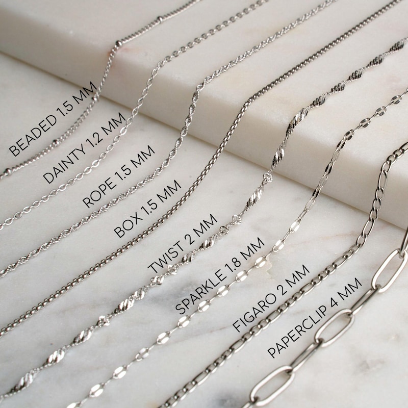 Silver Thread Chain Silver Chain - Etsy