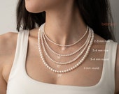 ブレスレット LESS IS MORE 14K gold field pearl necklace CLAM 14K Gold Filled Real Pearl Necklace Choker, Freshwater