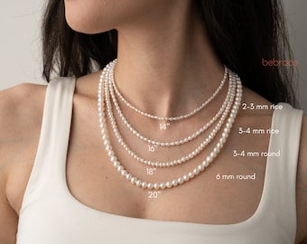 [韓国人気ジュエリー] nff cascade pearl necklace Cascade Layered Pearl Necklace and Earrings Set, Gold or