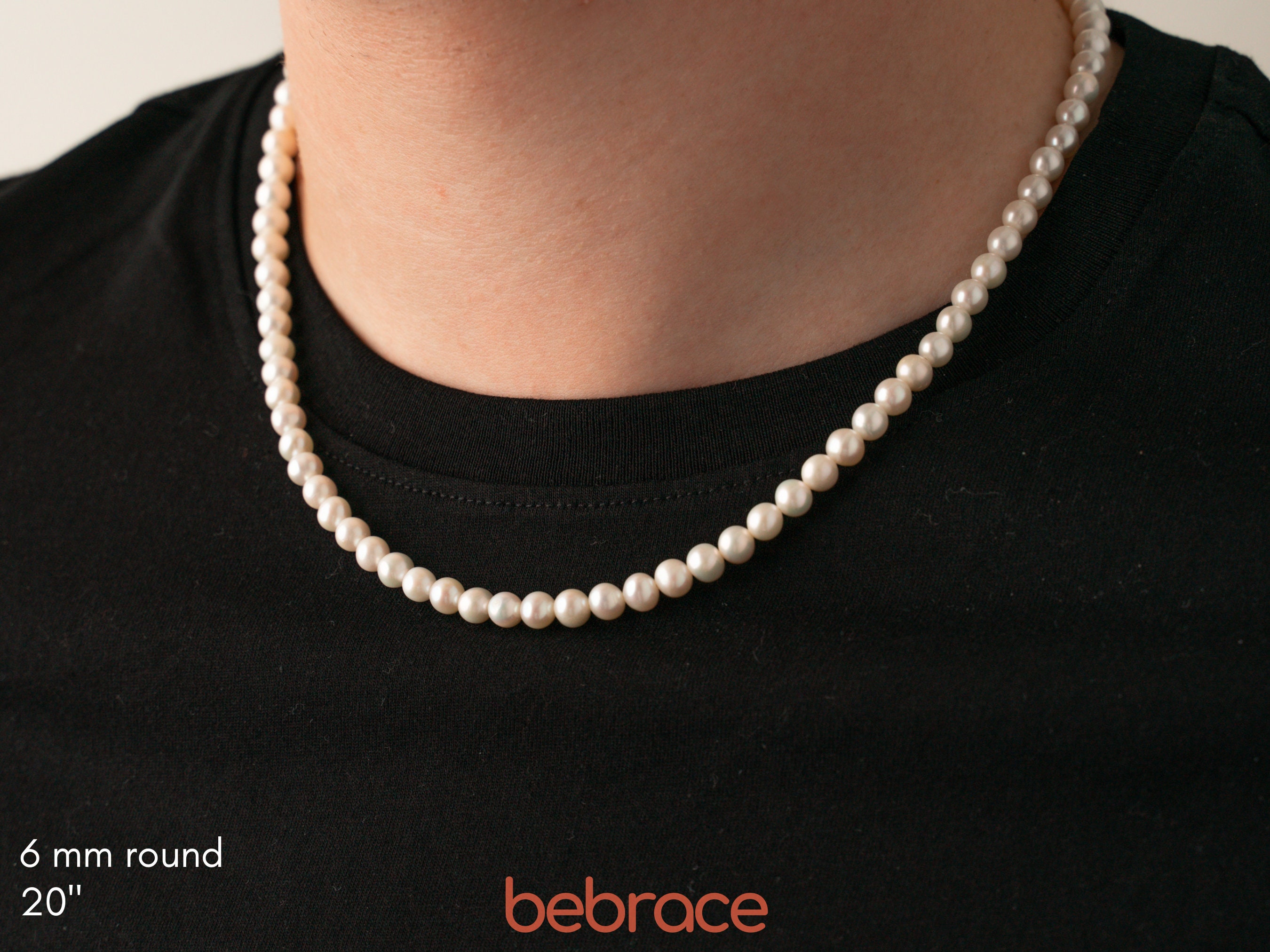 ★ROSEMONT★ SILVER Pearl Necklace RC0383 839837_alt2.jpg