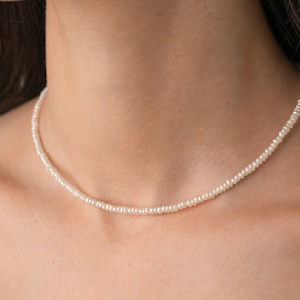 【HYERES LOR】22FW★ Noailles Pearl Petit Bead Choker Nc 4mm HYERES LOR】22FW☆ Noailles Pearl Petit Bead Choker Nc 4mm