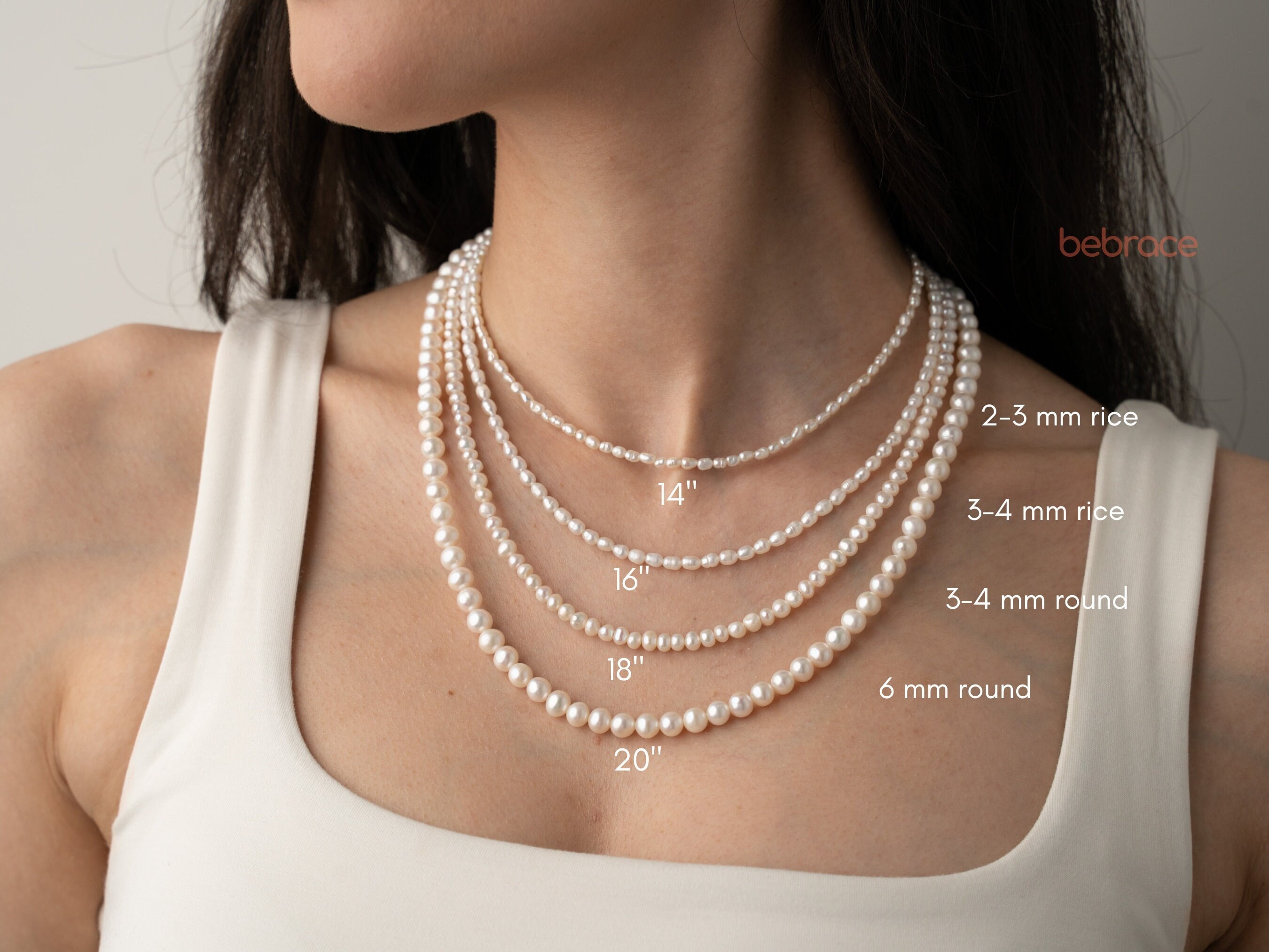 3 Layer Pearl Necklace 
