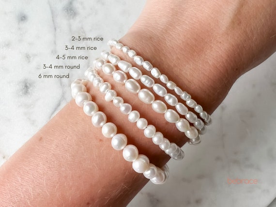 Pearl Beaded Bracelet 3mm / 9