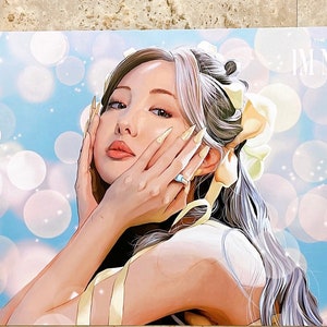 TWICEのナヨン、オリジナルK-POPファンアートプリントポスター - Etsy 日本